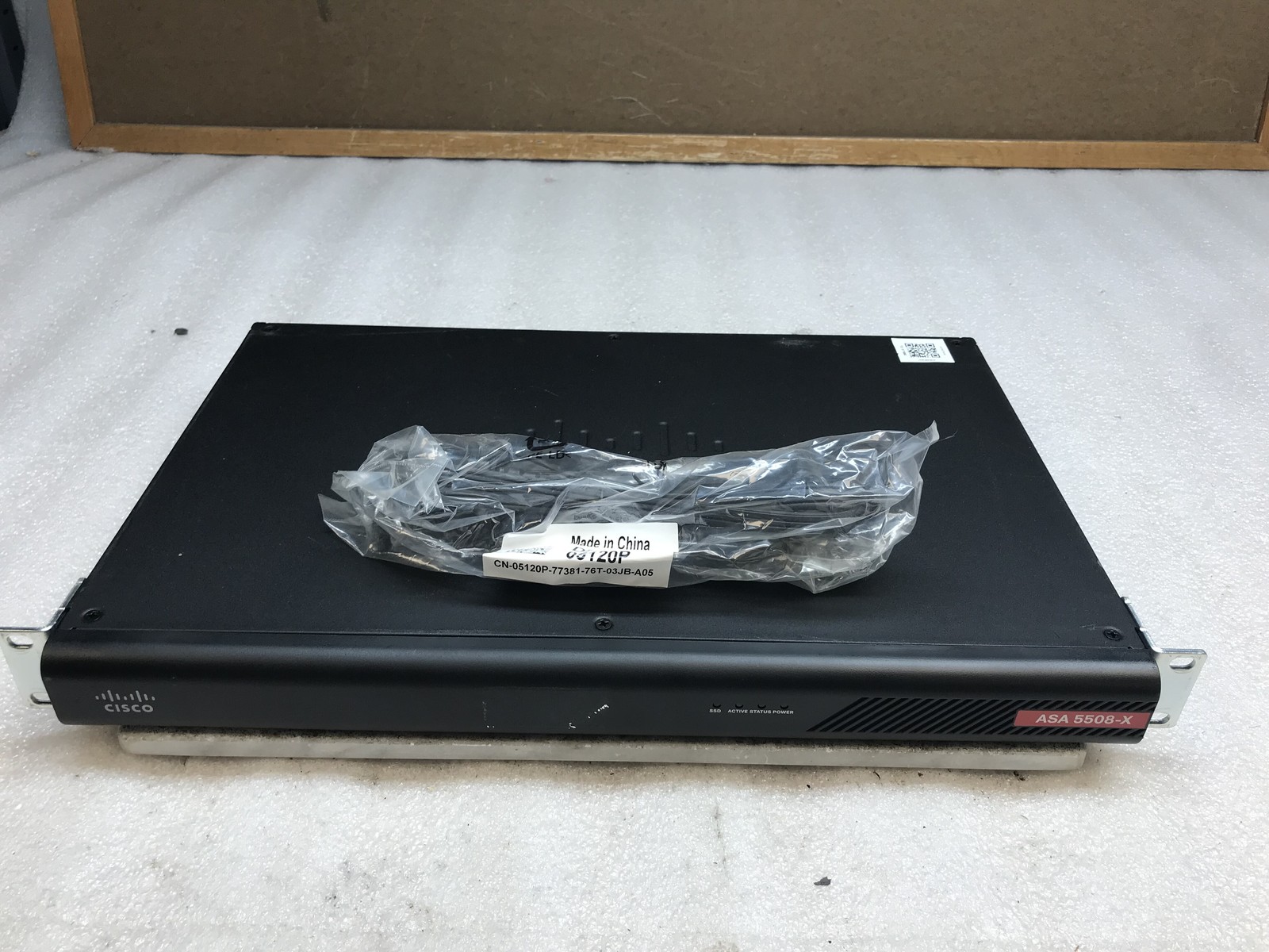 Cisco ASA 5508-X ASA5508 Adaptive Security Appliance Firewall w/Rack Ears