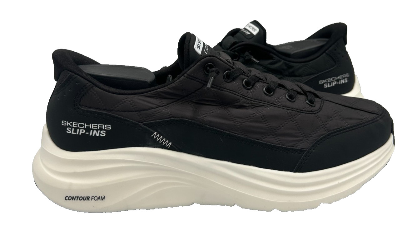 Skechers Men's Slip-ins: Contour Foam Cozy Fit Shoes Black Size:8 200J