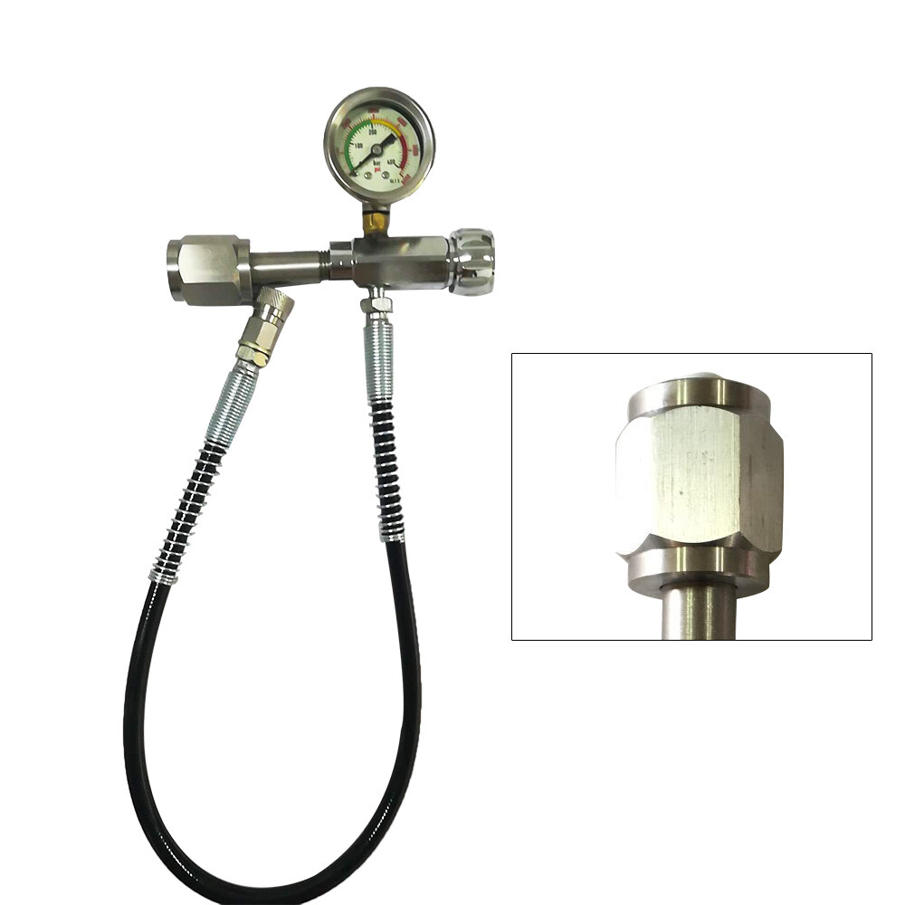 CGA347 Fill Station Kit SCBA Charging Adapter with 60cm Hose 0-6000PSI