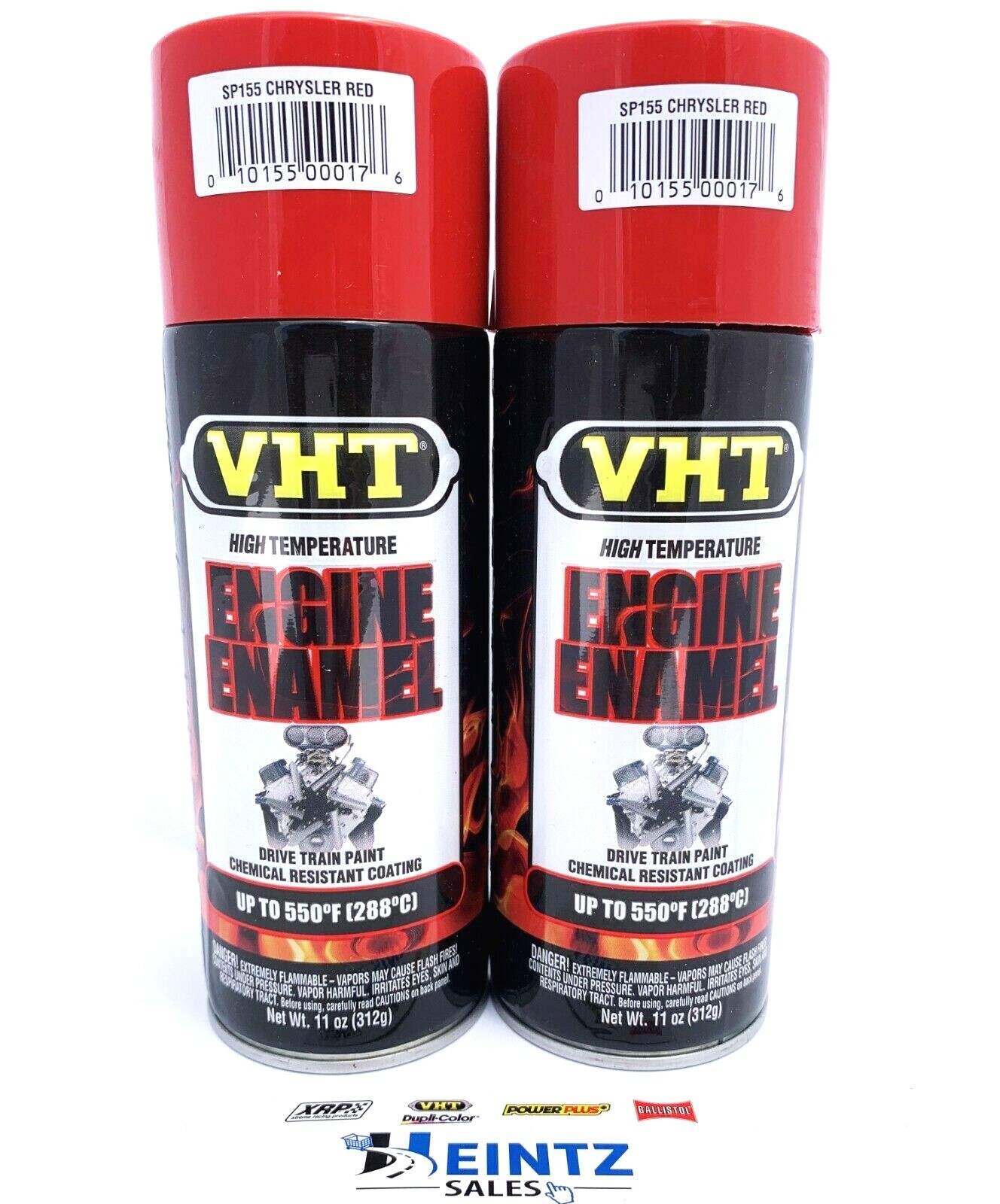 VHT SP155 Engine Enamel High Heat, Drive Train Paint, Chrysler Red (2 pack)