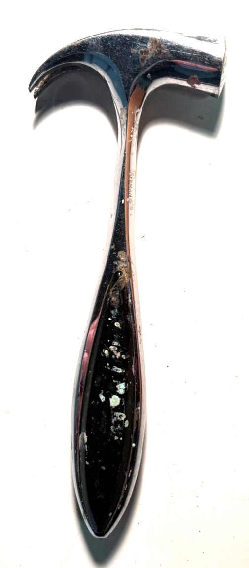 Vtg. Chromed Hammer- Marked Germany- 7” Long
