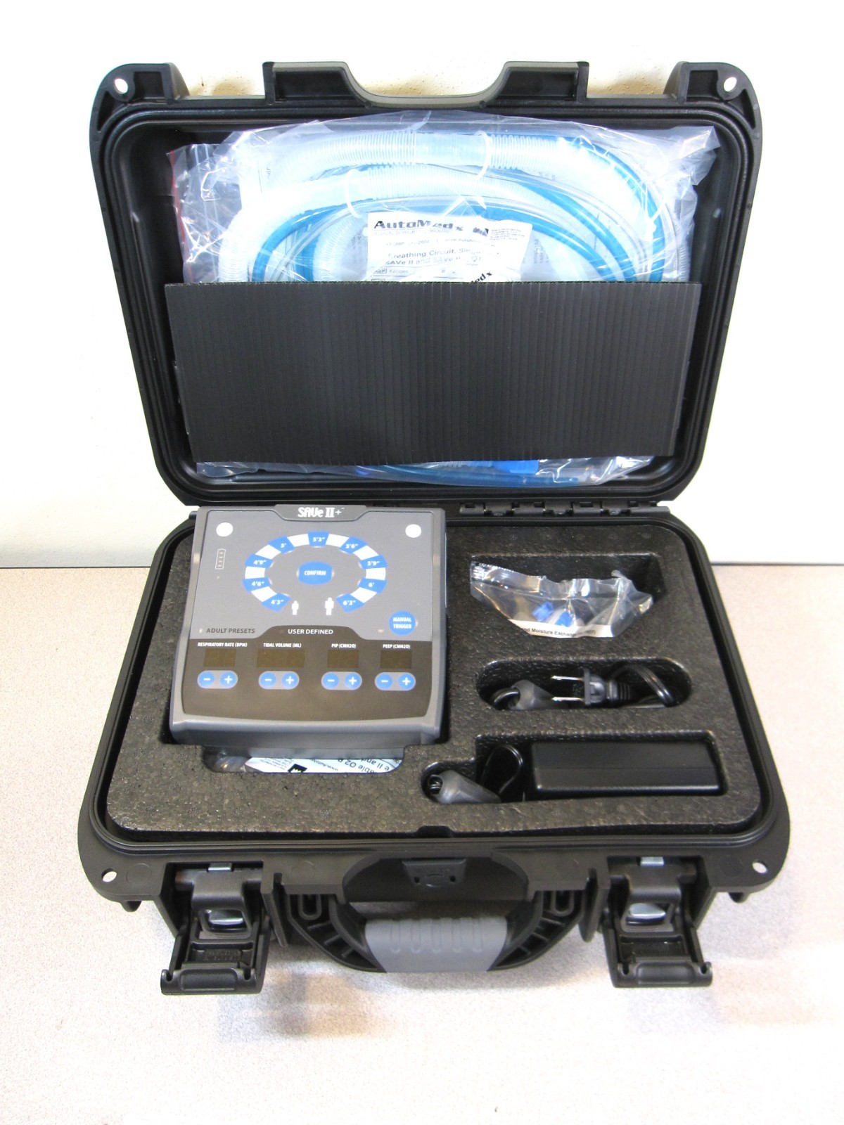 AutoMedX Save II Ventilator with Nanuk 915  weatherproof case