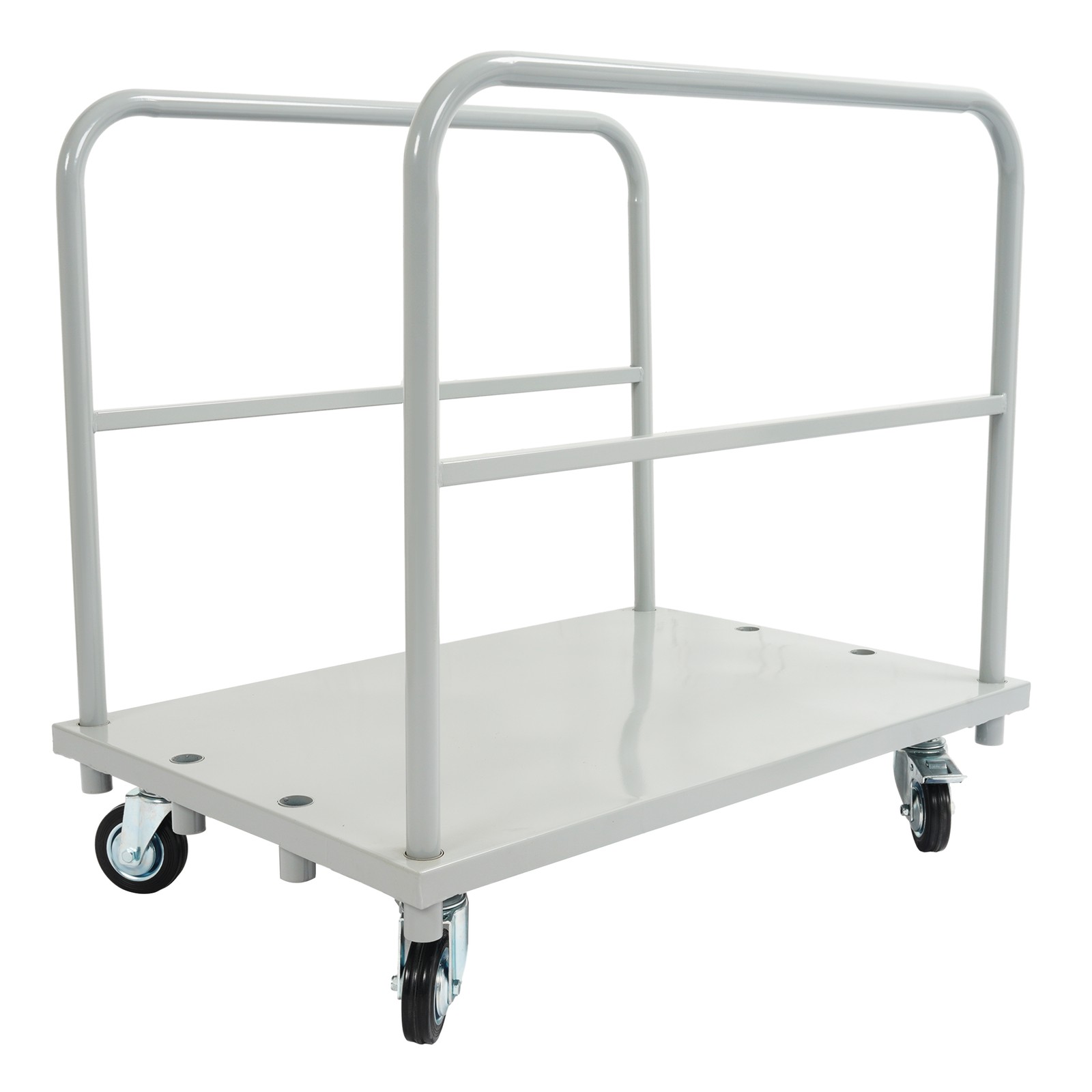 Drywall Sheet Cart Steel Panel Flatbed Dolly Cart 2000lbs with 4 Casters