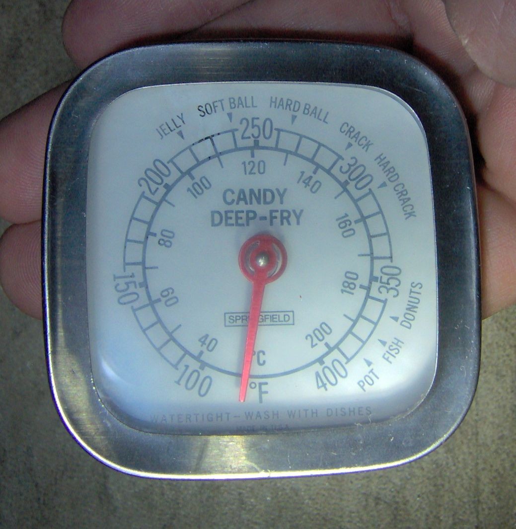 Vintage Thermometer Watertight candy deep fry oven cooking 6.5" Springfield USA