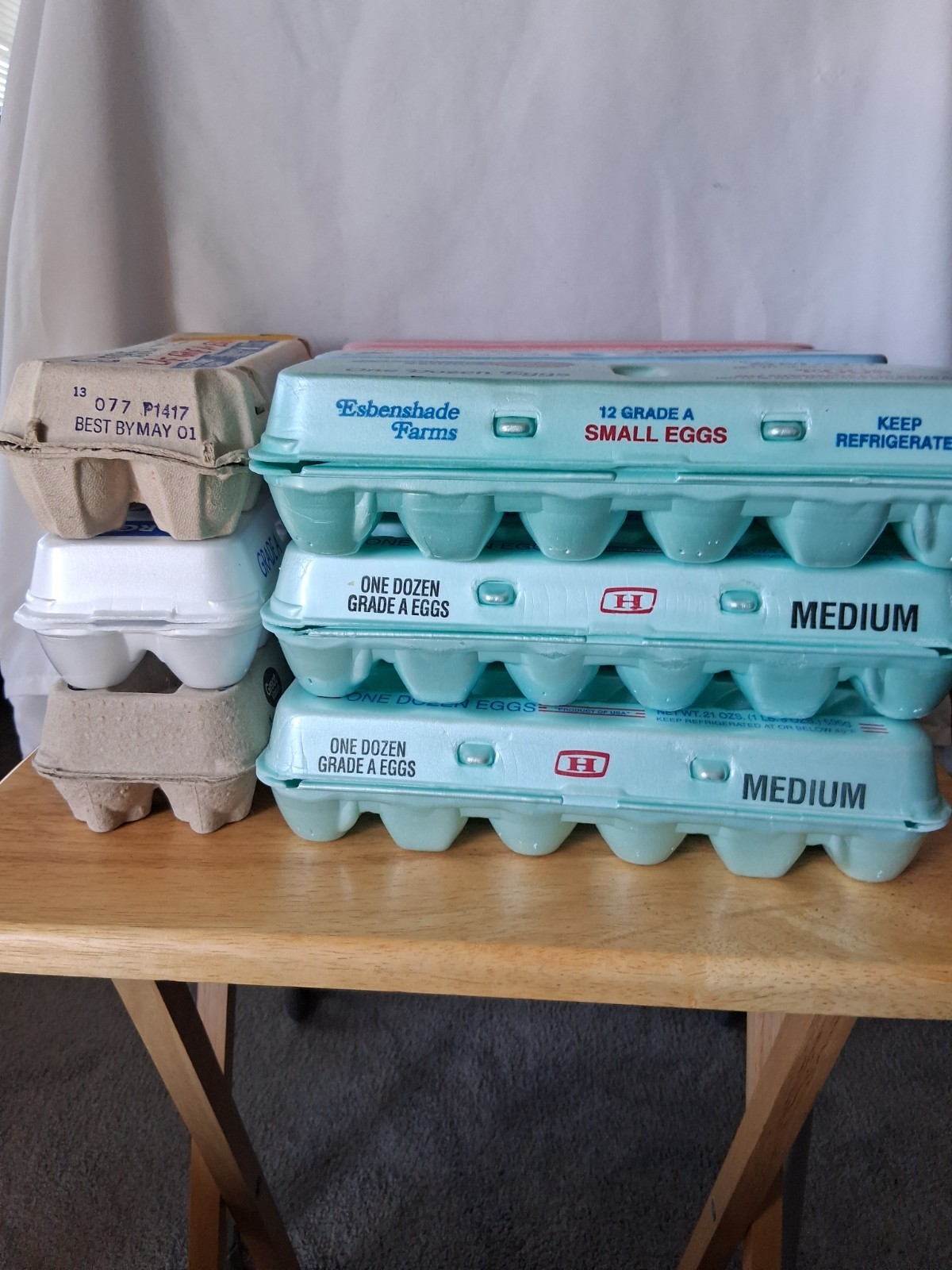 Assorted Egg Cartons