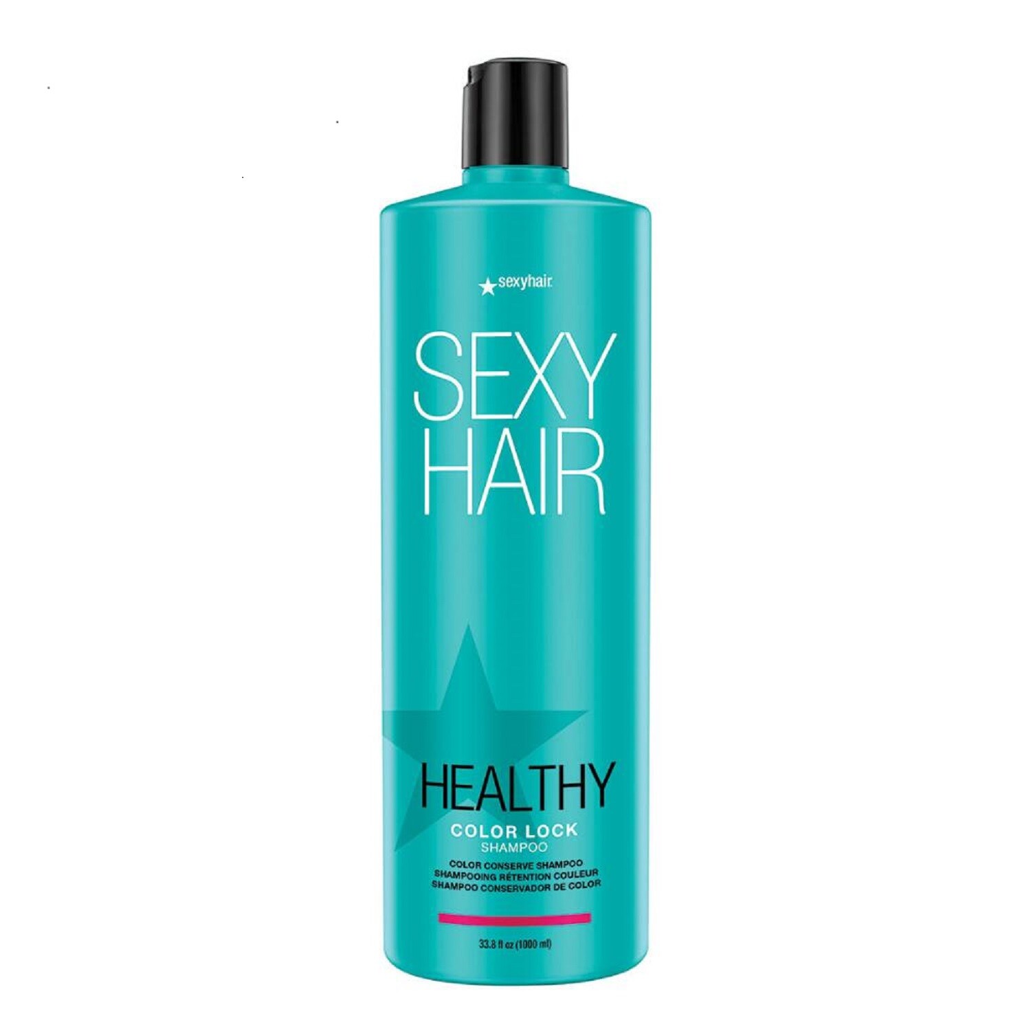 Sexy Hair Healthy Color Lock Shampoo Color Conserve 33.8oz 1000ml