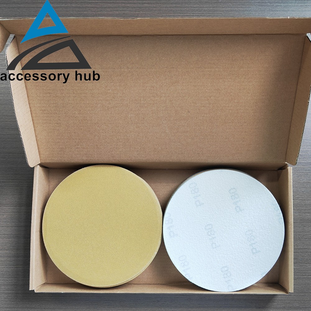 Hook & Loop 6'' Sanding Discs, Orbital DA Sander Paper Pads Accessoryhub US