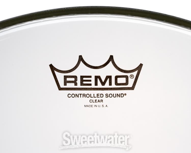 Remo Controlled Sound Clear Drumhead - 16" - with Black Dot