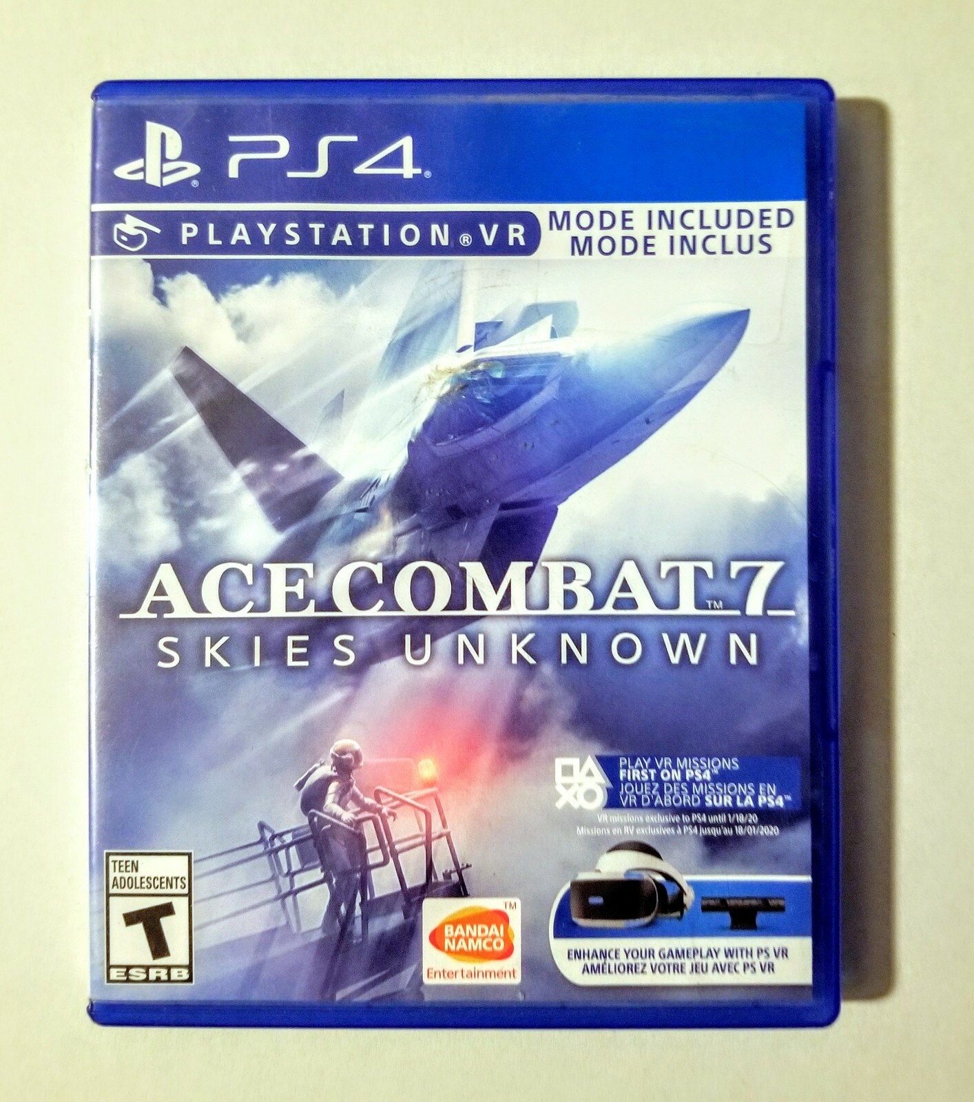 Ace Combat 7 Skies Unknown **REPLACEMENT CASE ONLY** PlayStation 4 PS4 Authentic