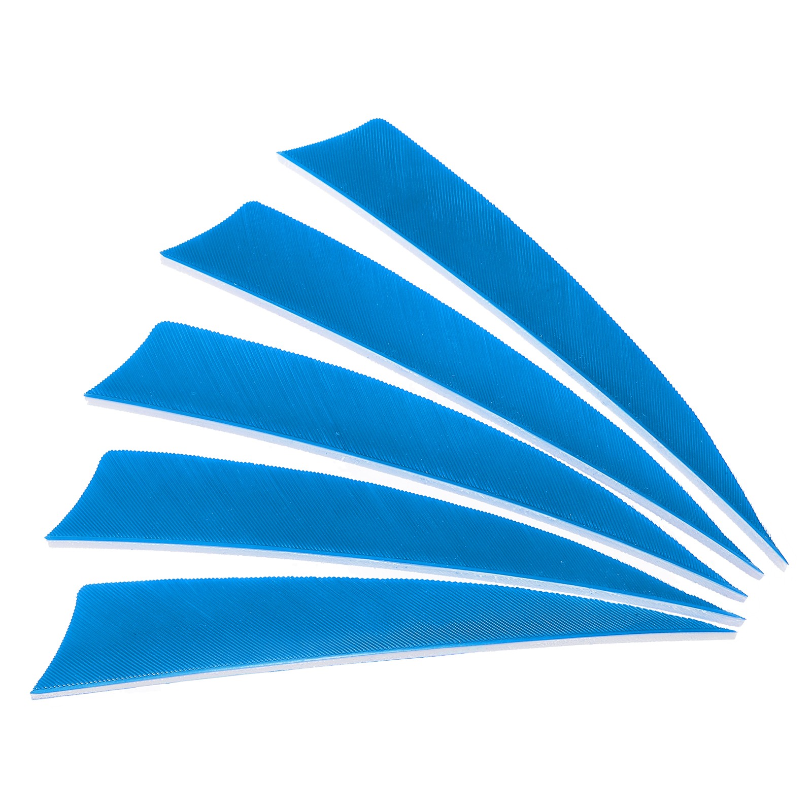 Arrows Vanes 50 Pack 4 Inch Arrow Feather Left Wing Blue for DIY