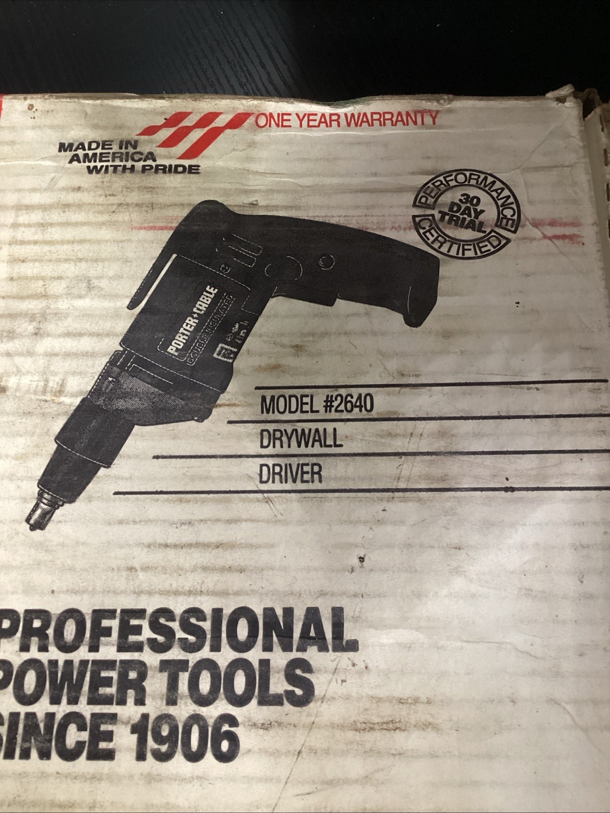 Porter Cable HD 4.5 Amp Drywall Driver Model 2640 NEW