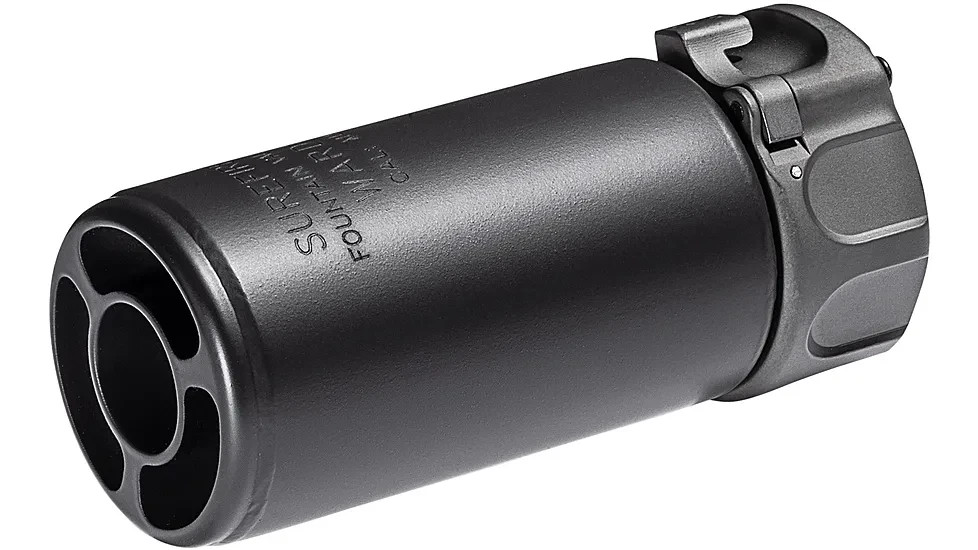 SureFire Warden Muzzle Device Fast-Attach Blast Regulator- Black 5.56 & 7.62