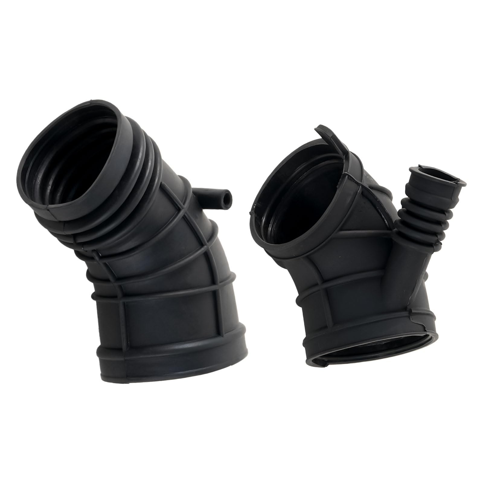 WIBEIIOO 13541438761 13541438759 2Pcs Intake Air Flow Mass Meter Boot Black
