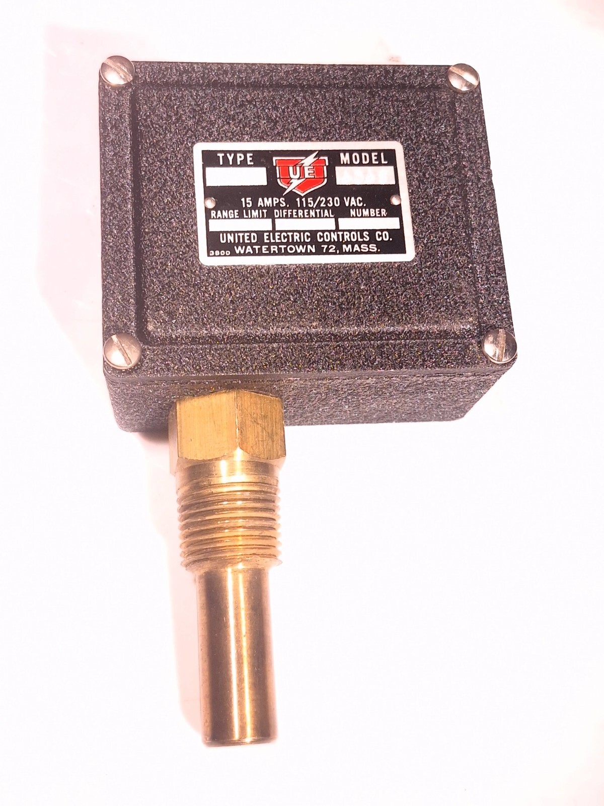 UNITED ELECTRIC C7G-4048 C7 TEMPERATURE CONTROL MANUAL RESET 115/230V C7G4048