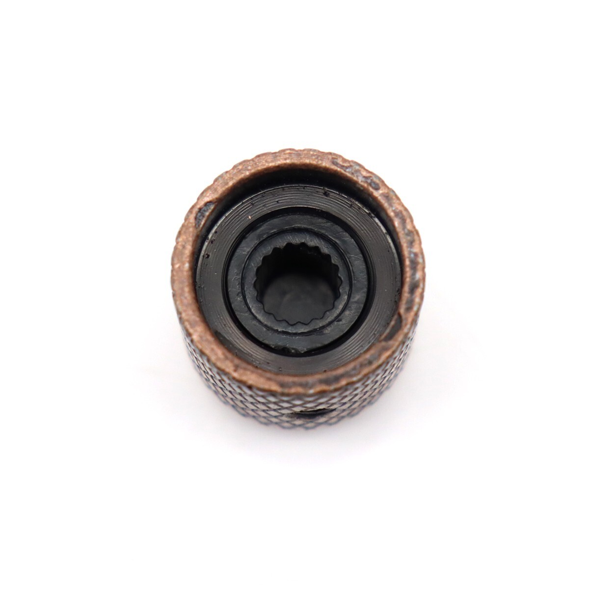 4Pcs Red Copper Metal Dome Knobs Guitar/Bass Volume Tone Speed Control Knobs