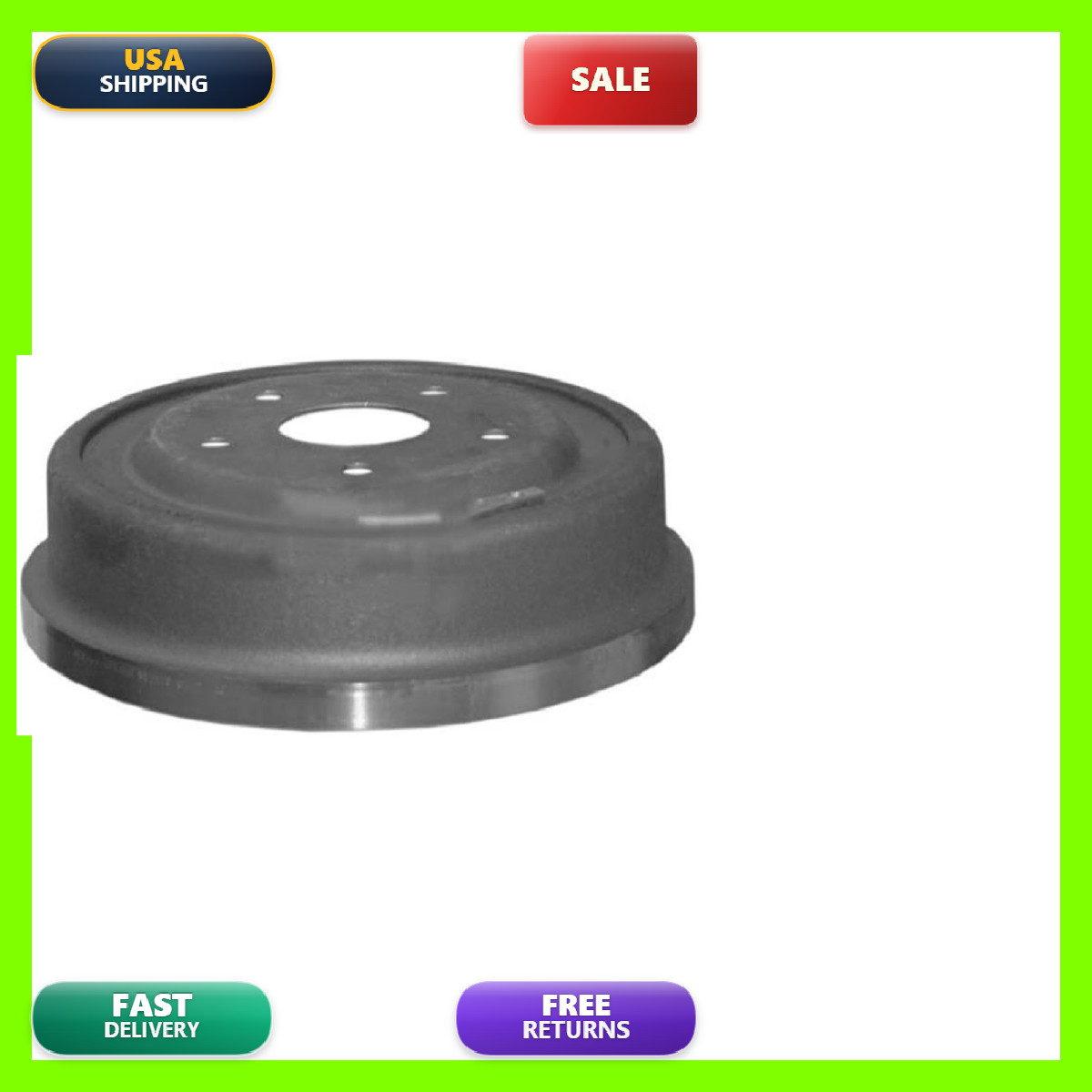 Bendix Premium Pdr0141 Rear Brake Drum For Select Models Ford E-100 Econoline