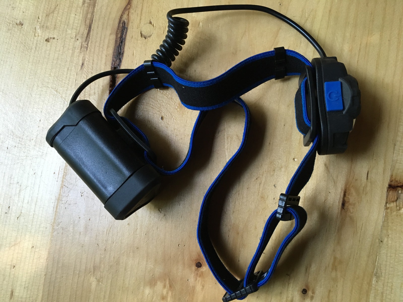 Kobalt 350 Lumen LED Headlamp 4 Modes Adjustable Strap Work Light Walking Black