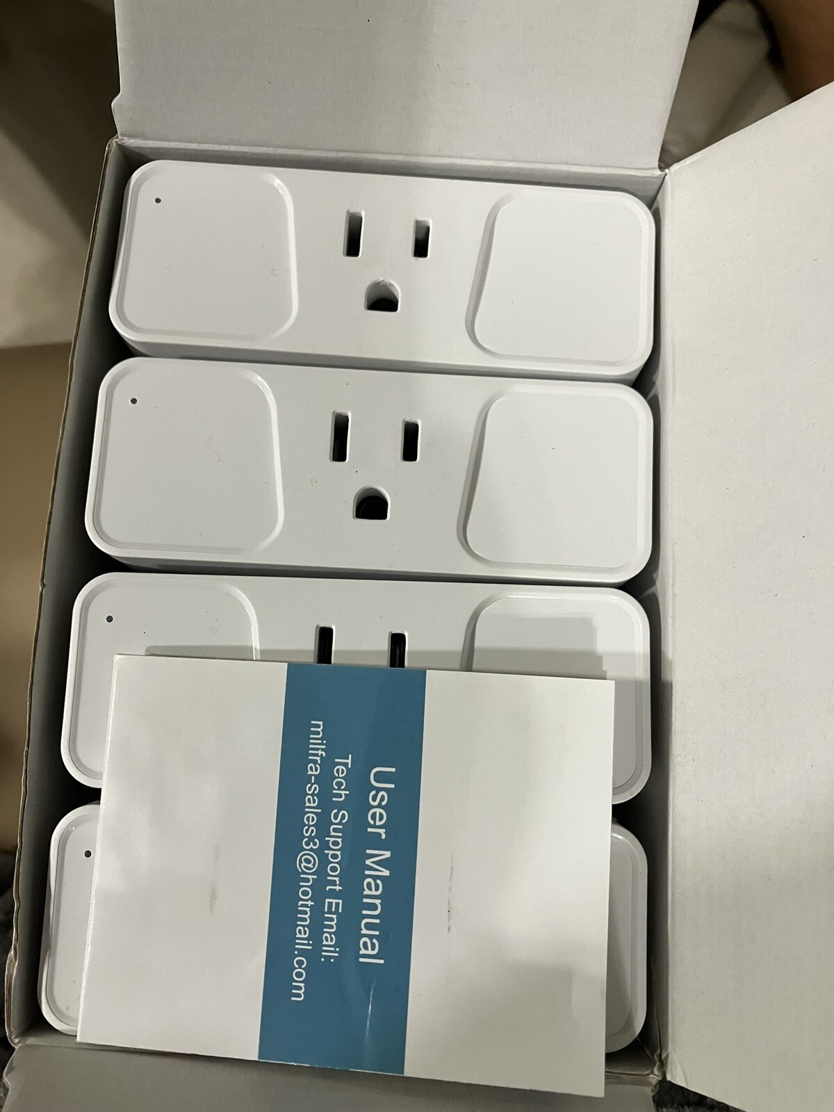 4 Wi-Fi Smart Home Socket Plug Outlet 2.4Ghz Voice Amazon Alexa Google Assistant
