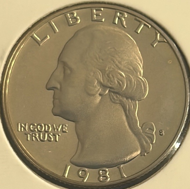 *1981 S Washington Quarter Proof (MS) **Free Shipping**