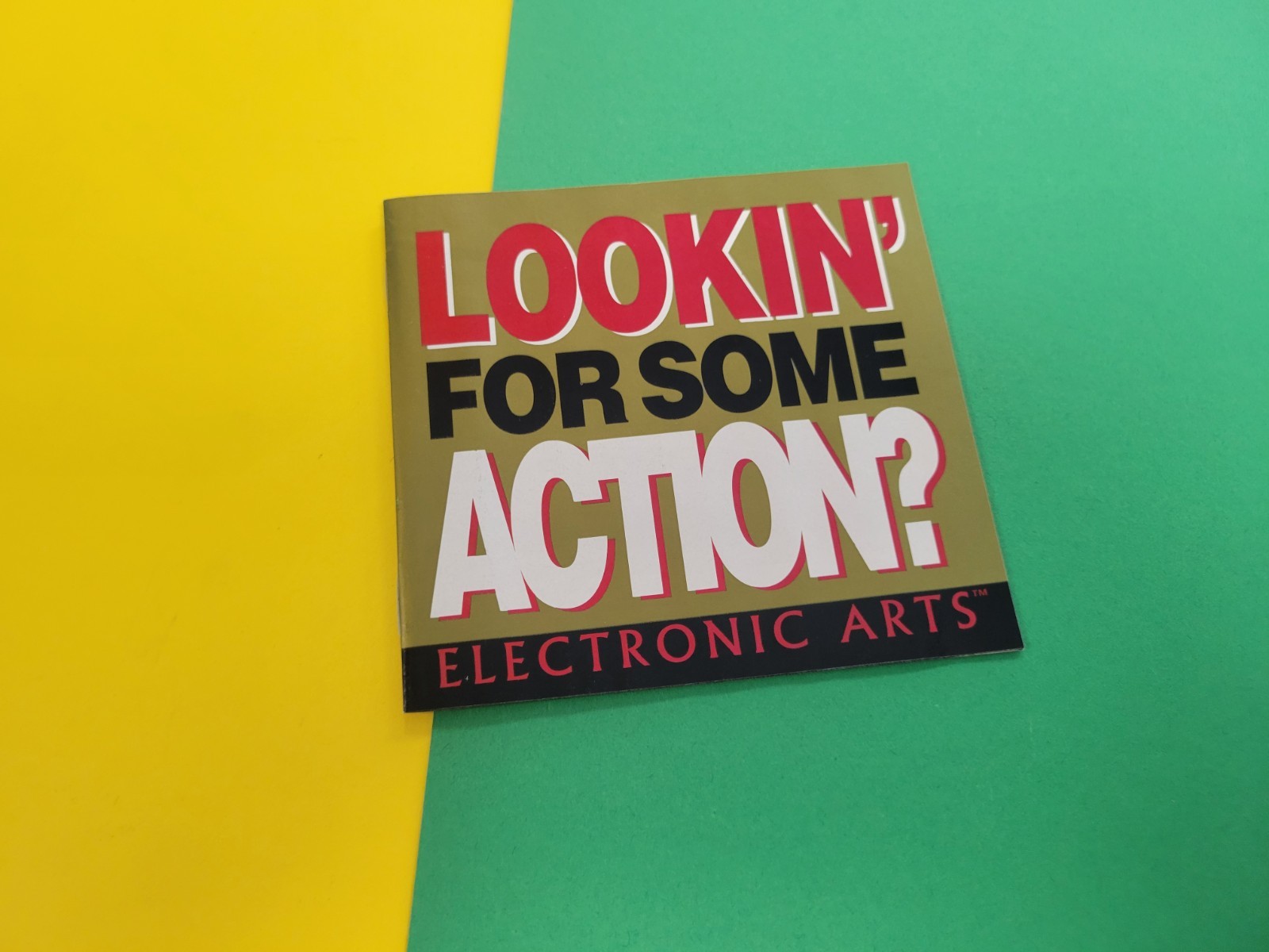 EA Electronic Arts PS1 Lookin’ for Some Action PlayStation 1 Game 1997 Insert