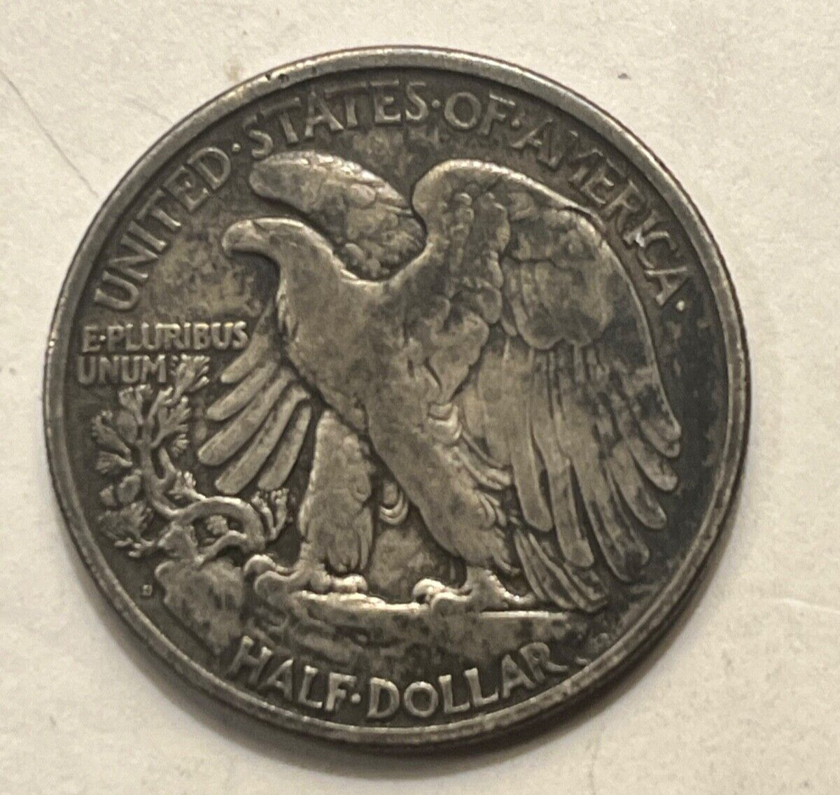 1918-d Walking Liberty Half dollar , VF, better date & grade & date