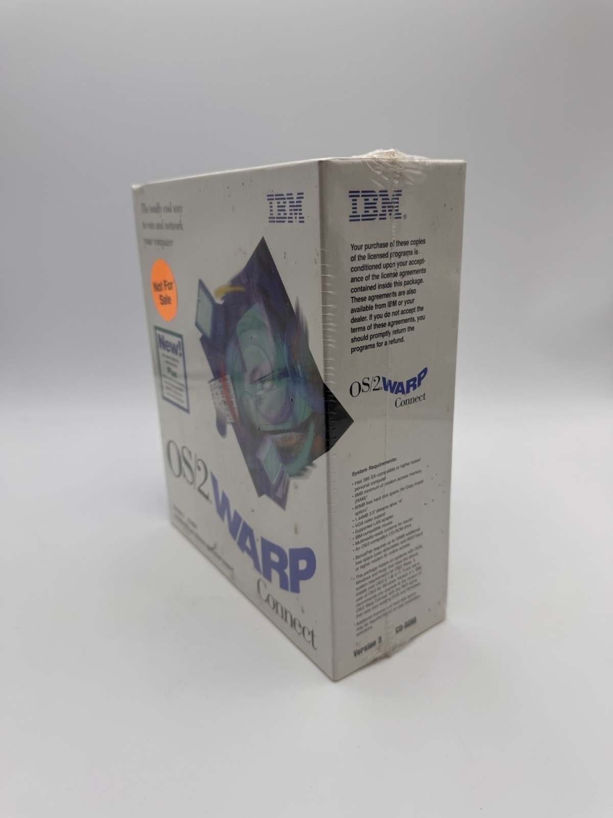 IBM OS/2 Warp Connect Version 3 CD-Rom Vintage Computer Software