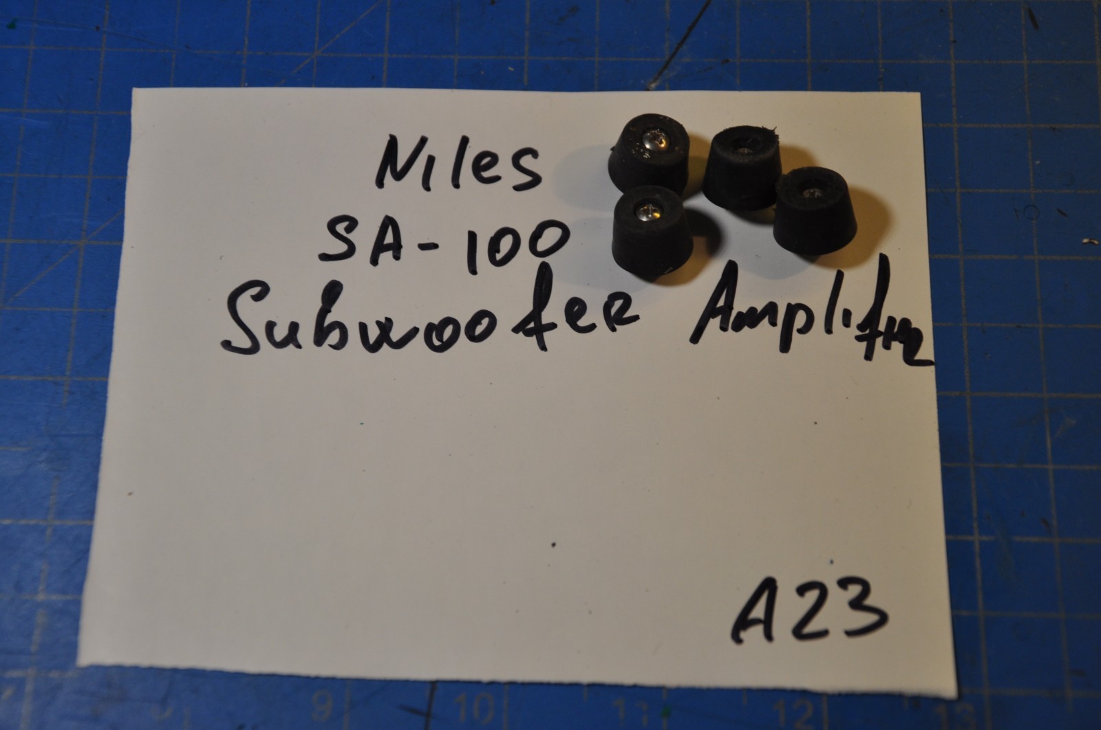 Niles SA-100 Subwoofer Power Amplifier Replacement Parts Full Set Legs Feet Foot