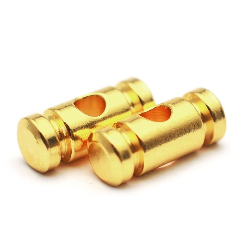 Guitar Roller String Retainers,String Guide,2-Piece Set Chrome Golden