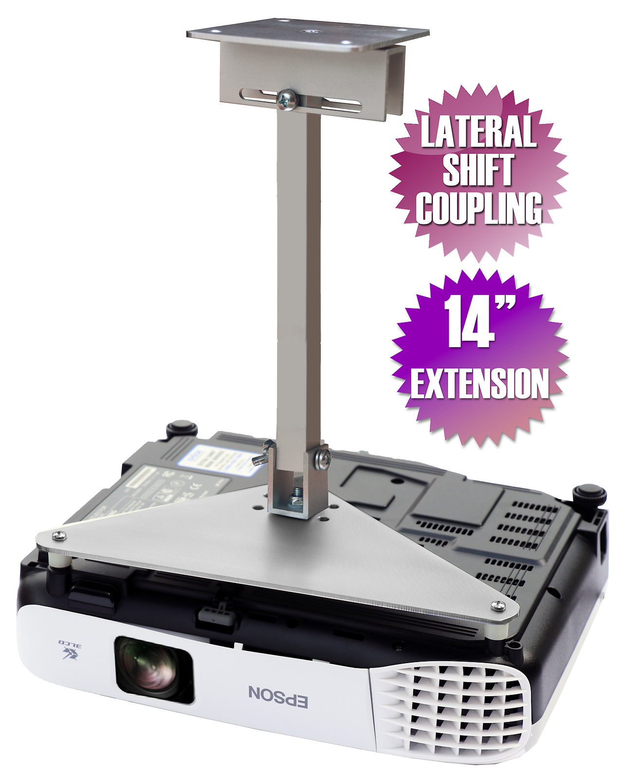 Projector Ceiling Mount for Epson EpiqVision Flex CO-W01