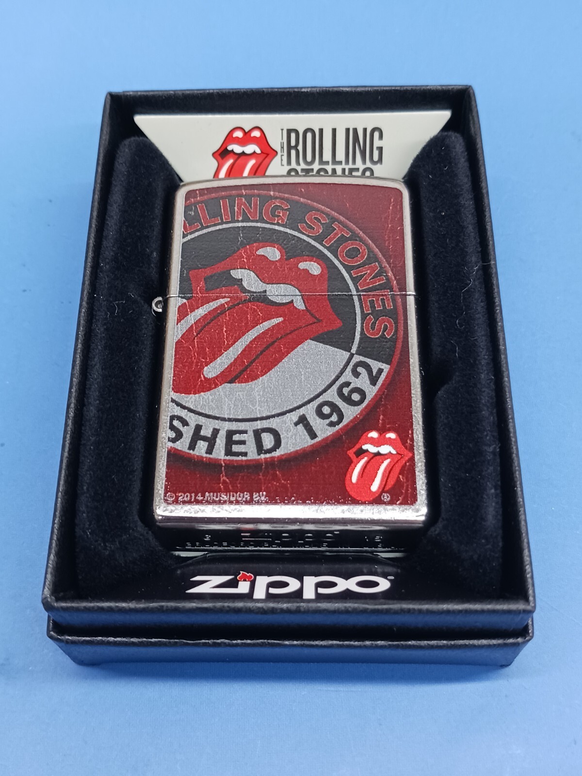 Zippo 28843 Rolling Stone Street Chrome