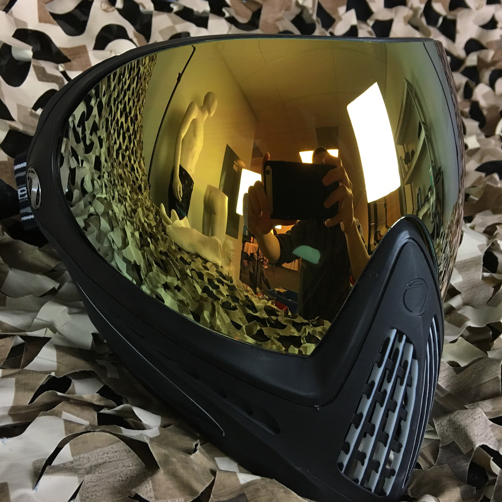 NEW Dye I4 & I5 Thermal Paintball Mask Lens - Dyetanium Faded Bronze Sunrise