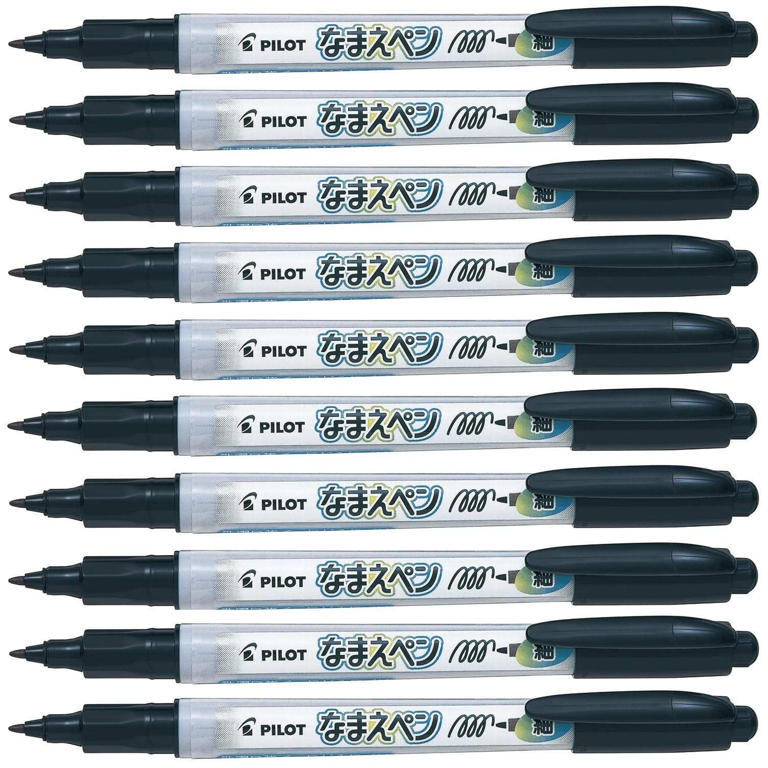 PILOT Marker Name Pen, Fine Point, Black, 10 Pieces, MN120EF10B