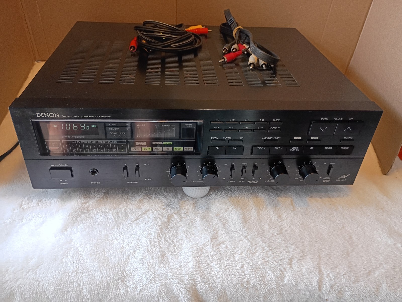 Denon Dra-95vr Precision Audio Component/AV Receiver, TESTED✓ Vintage