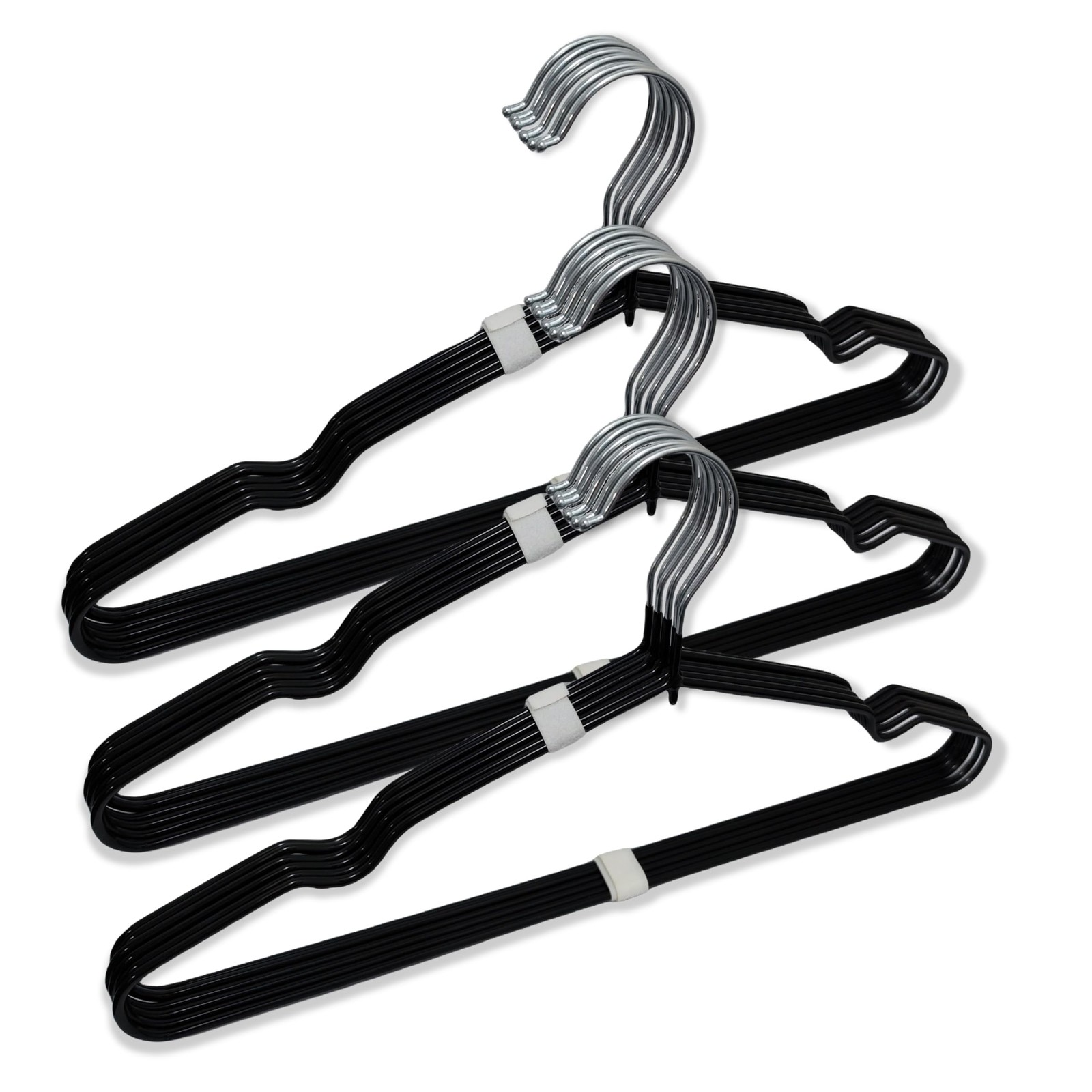 Stainless Steel Immersion Rubber Process Hangers 12 Pack, Heavy Duty Black Ha...