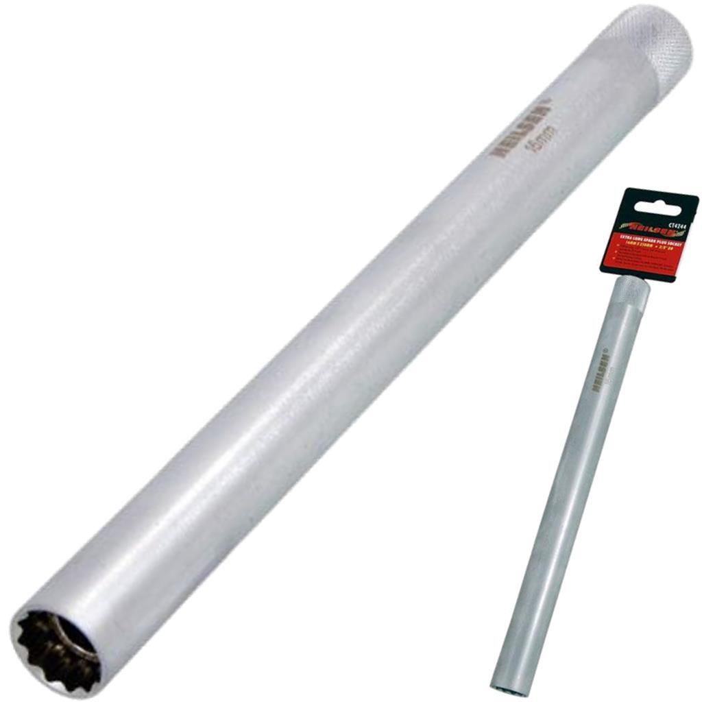 Neilsen 3/8" Drive 16mm Extra Long Spark Plug Deep Square Metric Socket 250mm