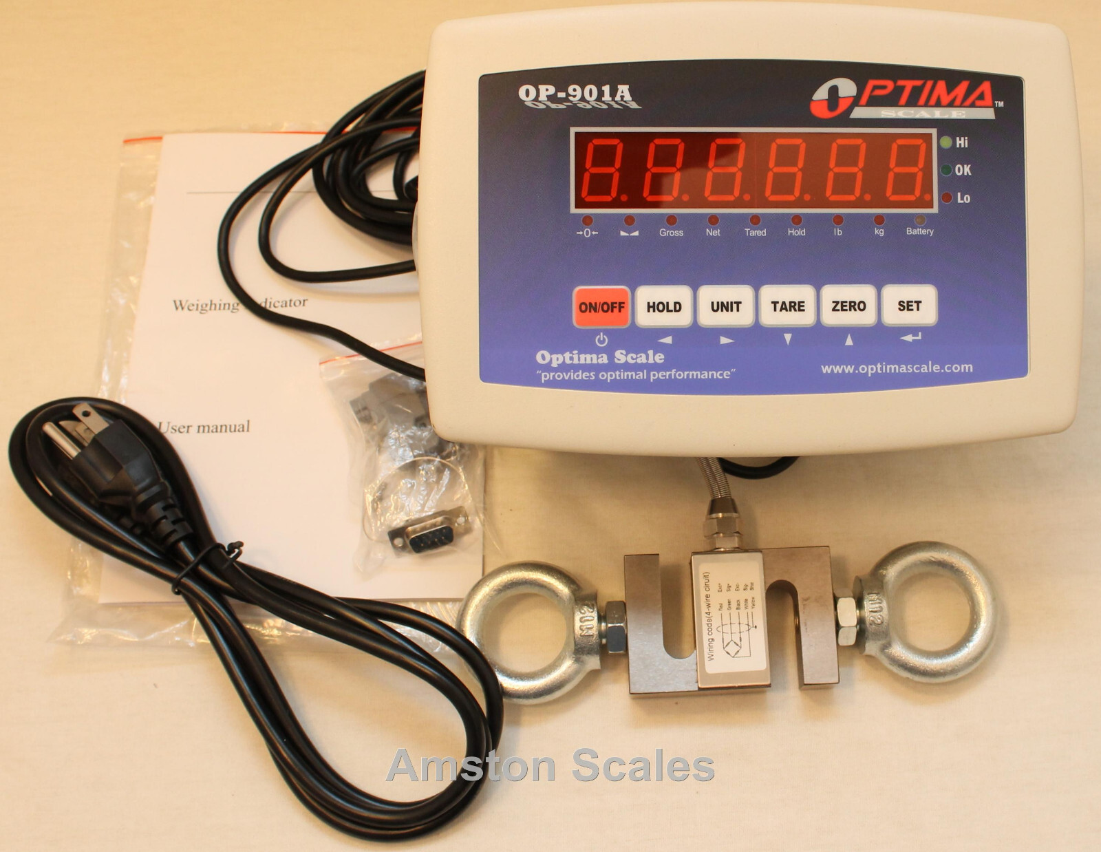 2000 LB S-TYPE LOAD CELL LCD DISPLAY ARCHERY DRAW BOARD COMPOUND LONG BOW SCALE