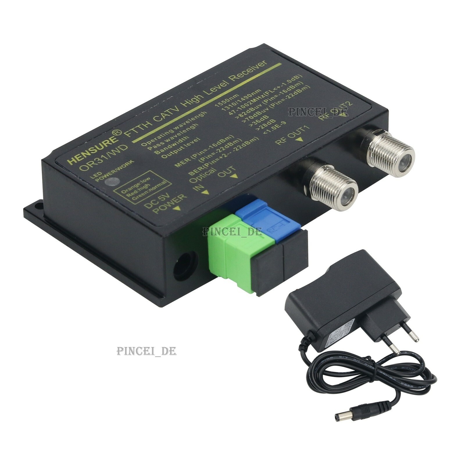 FTTH CATV Optical Receiver Fiber Optical WDM Converter SC APC Duplex Connector
