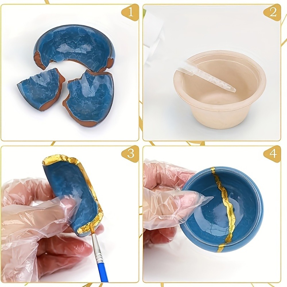 Comprehensive Practical Versatile Non-Toxic Reliable Kintsugi Ceramic Repair Kit