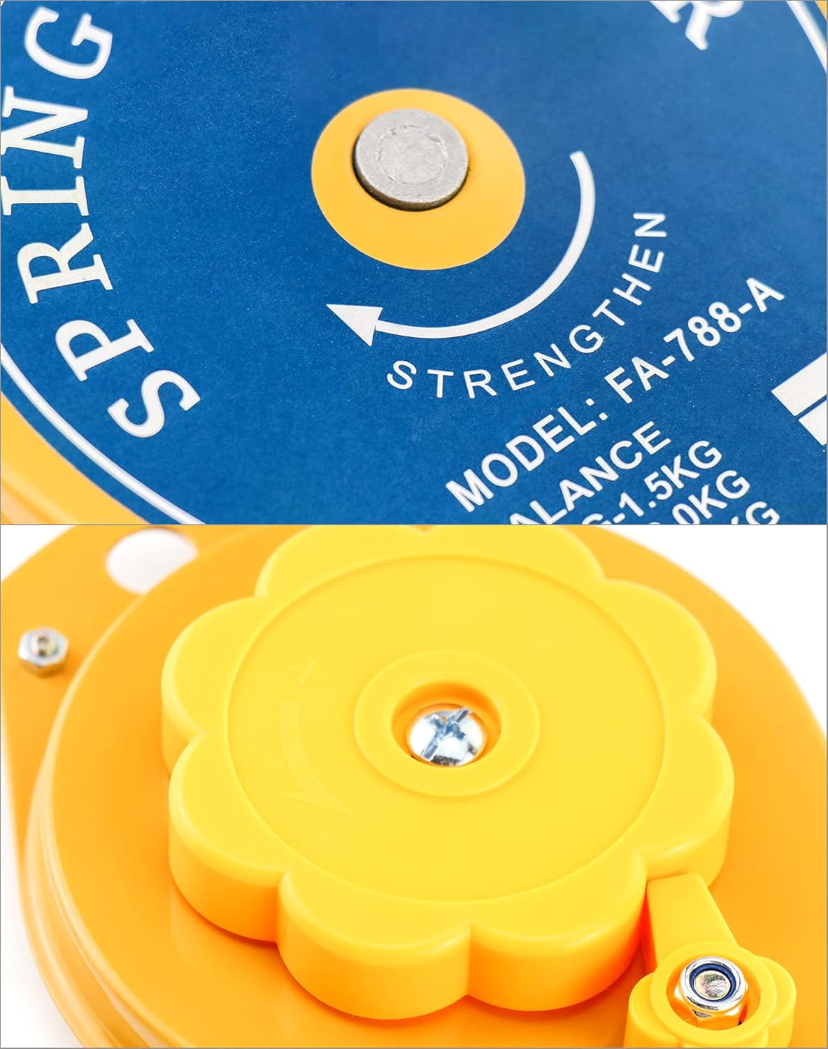 Spring Balancer 3.3-6.6lb Retractable Tool Holder for Assembly Line Ceiling Uses