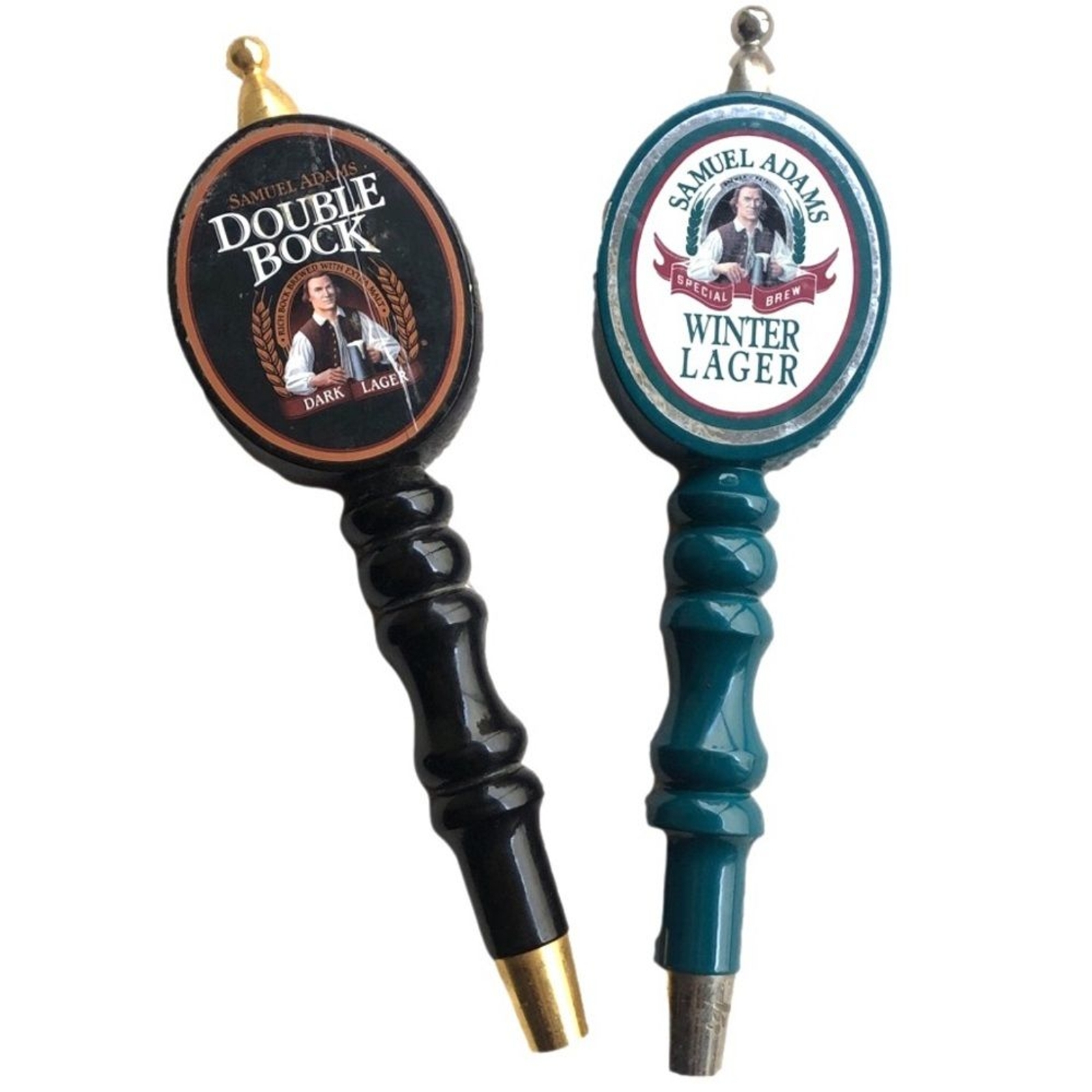 Samuel Adams Double Bock Dark Lager & Special Brew Winter Lager Beer Tap Handles