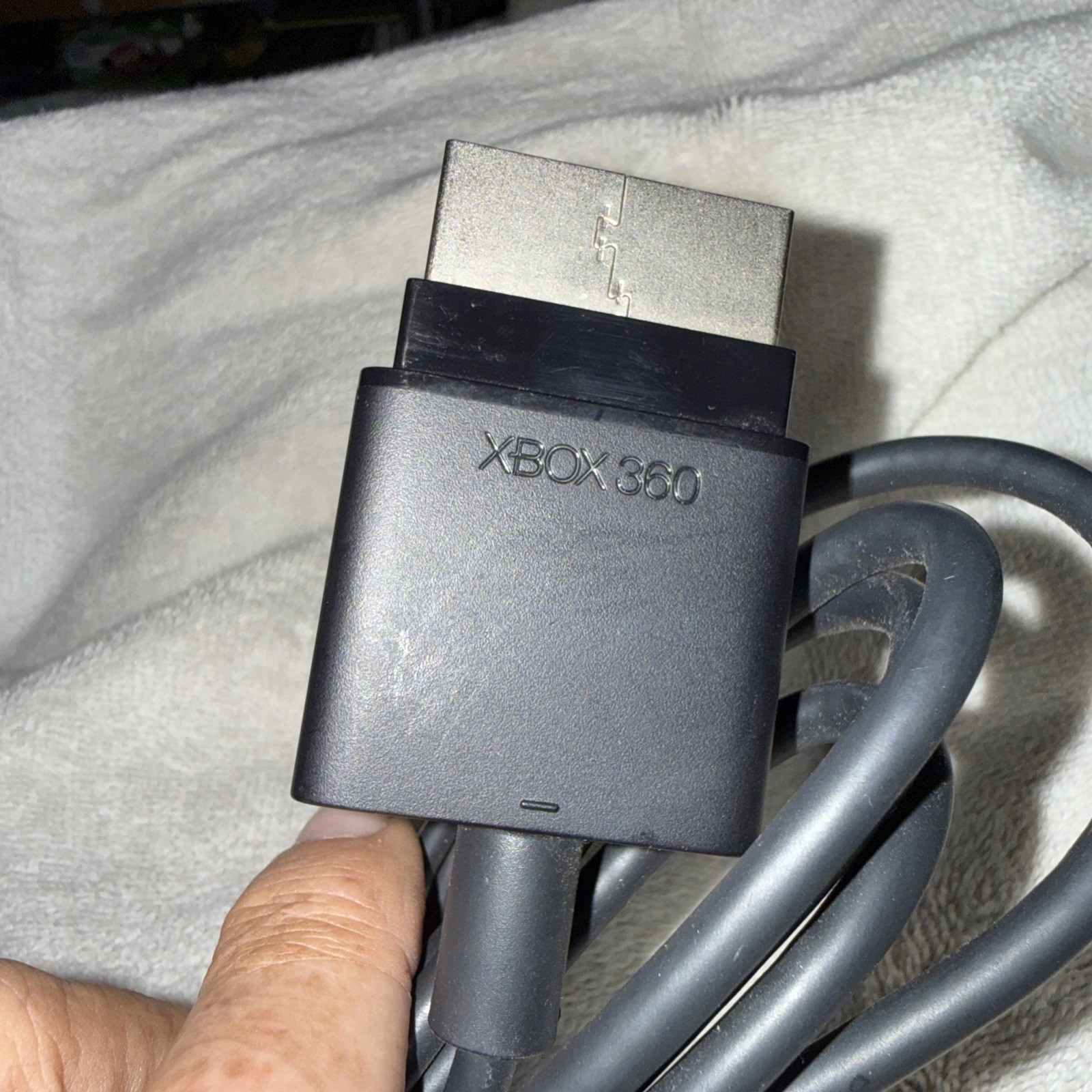 Microsoft Xbox 360 Replacement AV Cable OEM 3.5mm to RCA Composite Tested