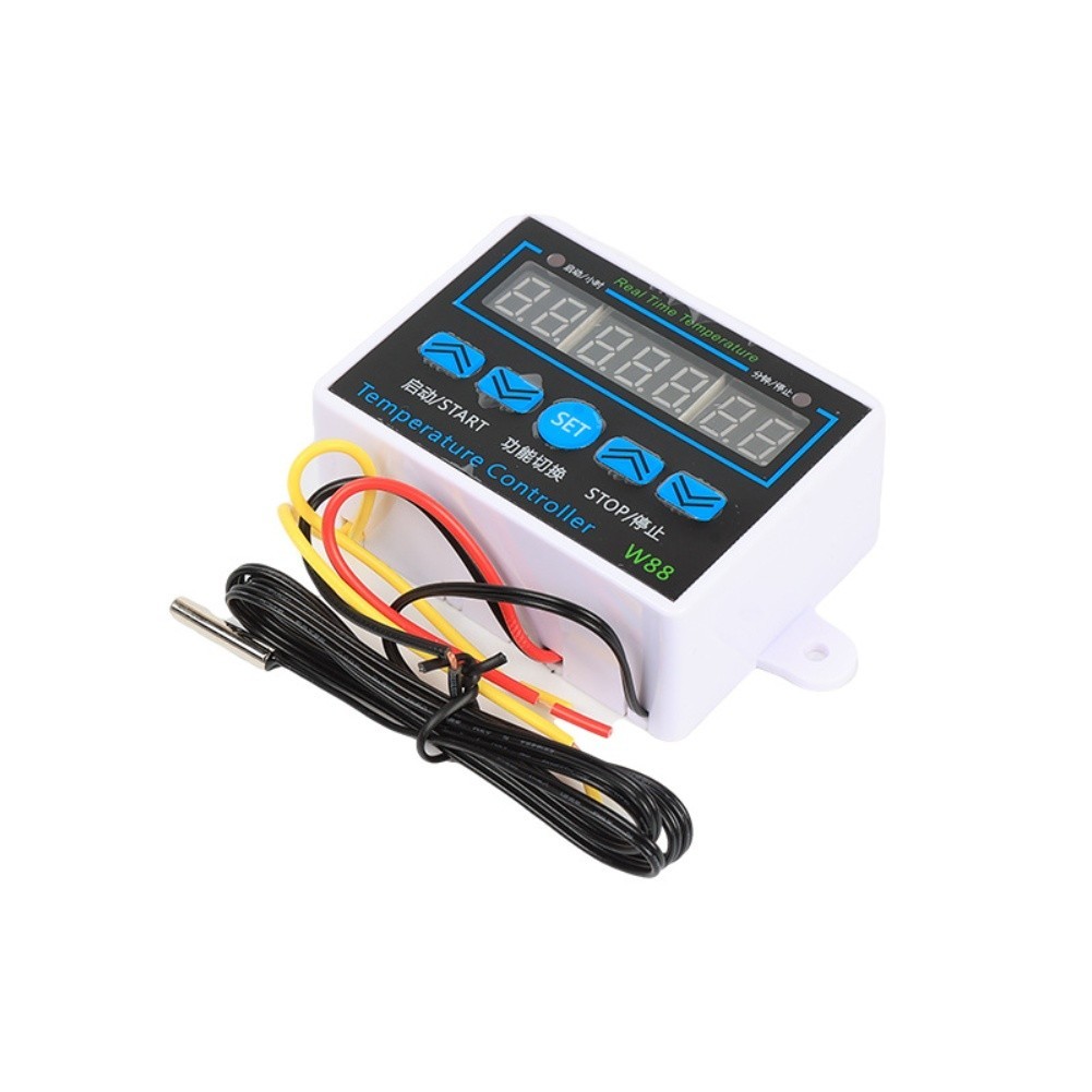 W8812V 220V Digital Triple Display Temp Controller for Heating Cooling