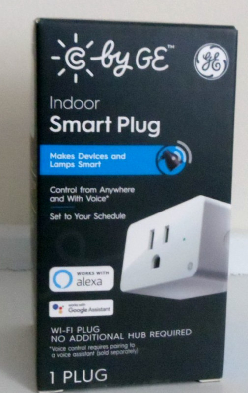 GE Indoor Smart Plug Wi-Fi – works with Alexa & Google Assistant