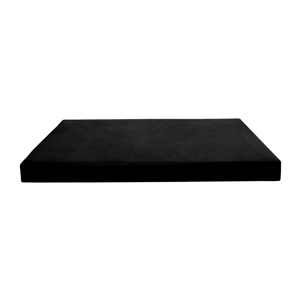 STYLE V4 Full Velvet Pipe Trim Indoor Daybed Mattress Pillow |COVER ONLY| AD374