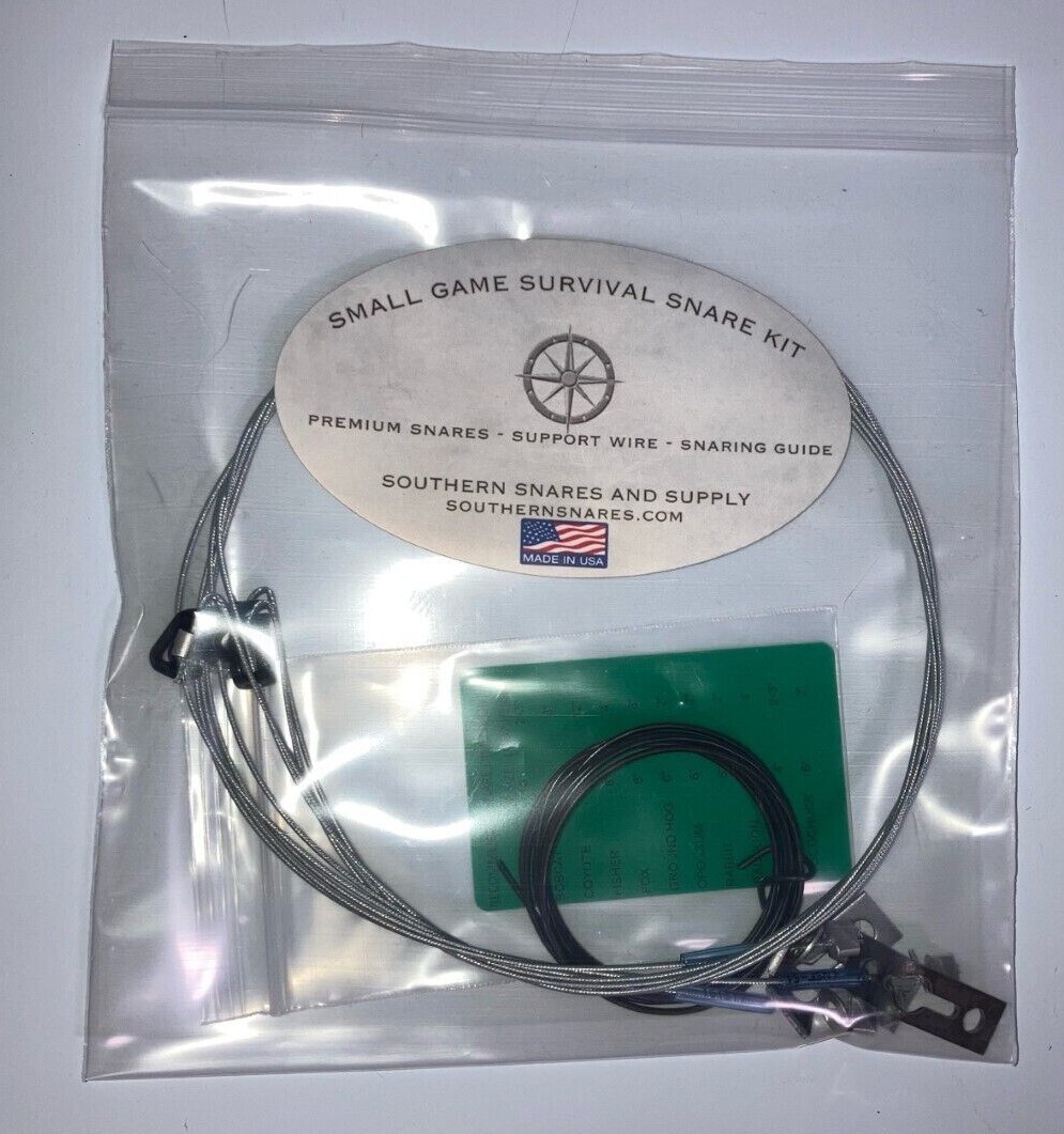SURVIVAL SNARES 3 PACK SMALL GAME SURVIVAL SNARES