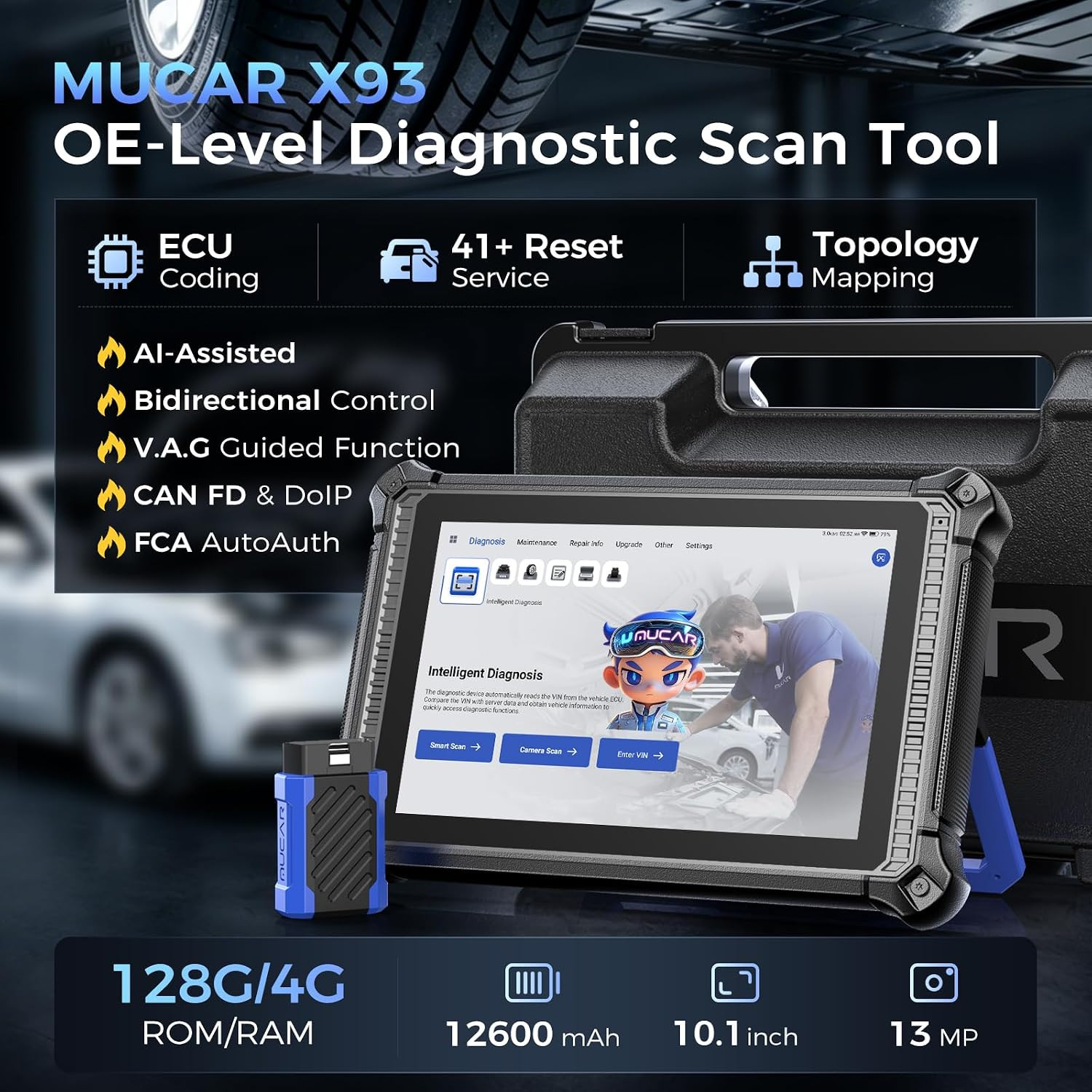 MUCAR X93 Professional Automotive Scan tool