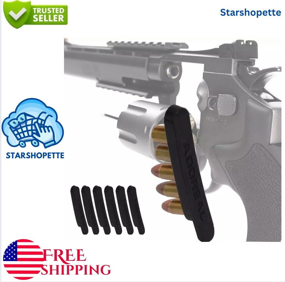 Speed Strip 6 Round, 6 Pack Speed Loaders for 38/. 357