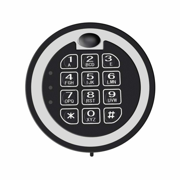 Replace Mesa MSL 500 Safe Lock Black Keypad Electronic Swing Bolt Safe Lock