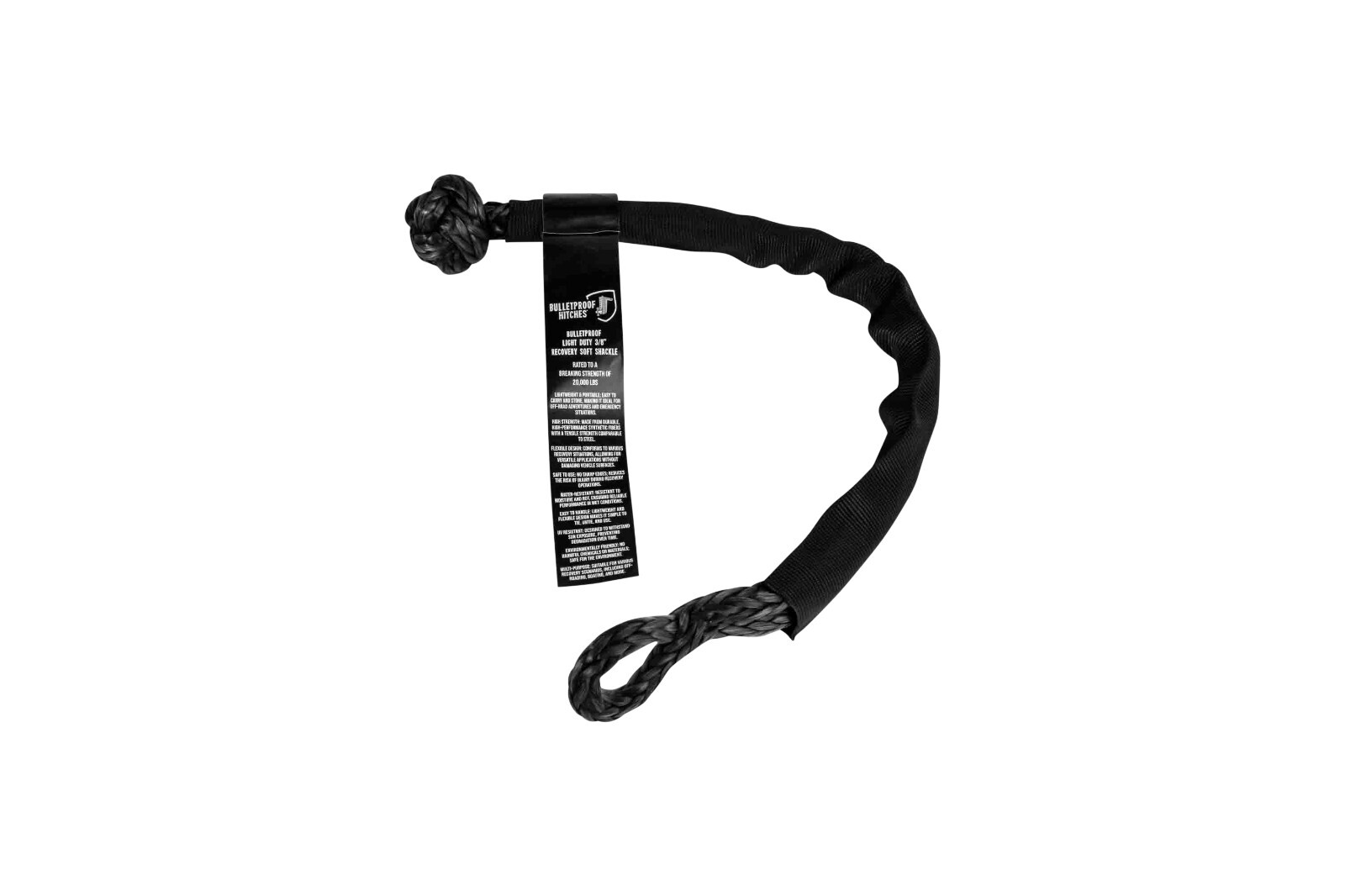 BulletProof Light Duty 3/8" Recovery Soft Shackle