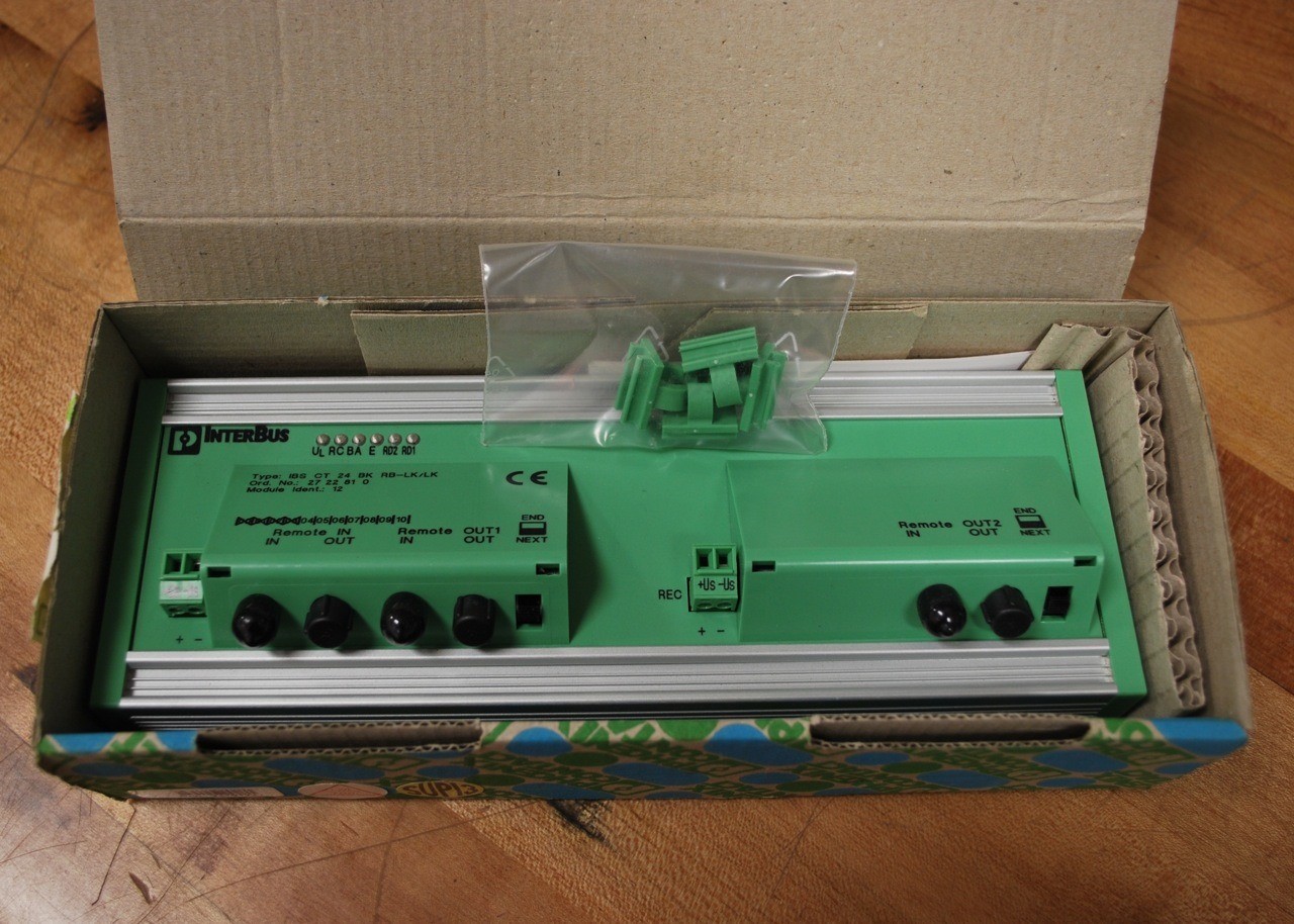 Phoenix Contact  IBS CT 24 BK RB-LK/LK, 2722810, Interbus Module - NEW
